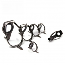 6Pcs Fishing Rod Guides Stainless Steel Boat Trolling Jigging Heavy Duty Saltwater Fishing Rod Tip Repair Building 26mm~69.5mm