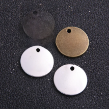 14pcs Two color Metal Alloy 20mm Round Lettering "live your dream" Jewelry Pendant Charm Jewelry Finding