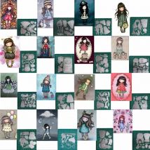 ZENRA Lovely Girl Steel Metal Cutting Die Stencils Knife Mould For DIY Paper Card Making Decorative Scrapbook No1-No16