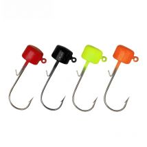 LSP 4pcs Ned Rig Jig Fishhooks Fishing Anti-drop Barb Hooks for Freshwater Soft Silicone Bait Fishing Hooks Fishing Parts