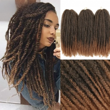 Marley Hair for Twists 18 Inch Long Afro Kinky Marley Braids Hair Kanekalon Synthetic Marley Braiding Hair Extensions Heymidea