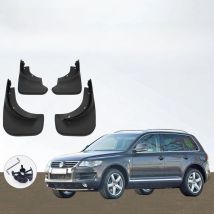 For VW Touareg 1 Mk1 2003 - 2010 Mudflaps Splash Guards Front Rear Mud Flap Flaps Mudguards Fender 2004 2005 2006 2007 2008 2009