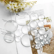 Wholesale Clear Transparent Glass Round Cabochons for Jewelry Making DIY Findings 8mm 10mm 12mm 14mm 16mm 18mm 20mm 25mm 30mm