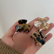 Hair Claw Clips Barrette Clamp Jelly Colors Acrylic Ponytail Crab Girls Hair Hairpin Hair Styling Accessories For Women