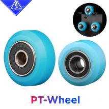 Rueda guía Mellow pt-wheel con ranura en V, rodamientos 625zz para Creality CR10 Ender 3, altas cargas, superficie lisa, autolubricante, bajo desgaste