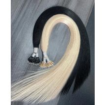 Remy Hair Nano Ring Tip Micro Beads Real Remy Natural European Human Hair Extensions Highlights 18 - 30Inch 100% human hair