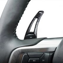 Car Steering Wheel Shifter Paddle Extension For 2015-2023 Ford Mustang 2022 2021 2020 Carbon Fiber / Glossy Black Car Styling