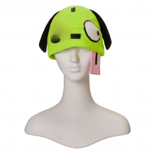 (in stock）Alien Hat Invader Zim Hat Cosplay Costume Green Cute Alien Hat Accessories For Halloween
