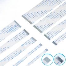 10PCS 60/100MM/200MM FFC Flexible Flat Cable Pitch 0.5MM 1.0MM Type A/B  8P 10P 12P 16P 20P 40P FPC 6/8/10/12/14/16/20/30/40 pin