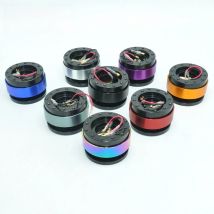 New Black Steering Wheel Snap Off Quick Release Hub Adapter Boss kit Universal