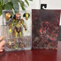 NECA Figure Predator Elder Predator Gold Kenner Leader Clan Chief PVC Action Figure Predator 2 Model Toys Joint Movable Gift