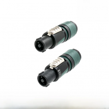 Neutrik NL4FXX-W-S New Professional 4-Pin Speaker Connector, Outdoor Audio SpeakON Connector with Large Cable Outlet NL4FXX-W-L