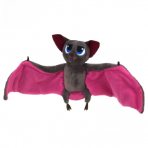 Cute Bat Plush Toy with Flexible Wings Baby Mini Stuffed Animal Movie Character Doll Home Party Halloween Decor Kids Adults Gift