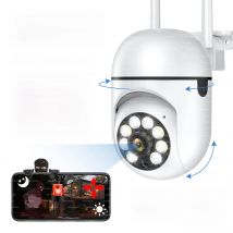 8MP Wifi IP Outdoor Wireless Security Surveillance PTZ Camera 4X Zoom Cameras AI Human Tracking Two-way Audio HD Night Color Cam