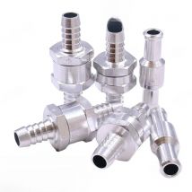 Fuel Non Return Check Valve 6/8/10/12/14/16mm Aluminium Alloy One-way Check Valve for Carburettor and Low Pressure Fuel Systems
