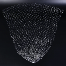 1 Pc Nylon Fish Line Fishing Net Rhombus Mesh Hole Net Collapsible Fishing Tools 3 Sizes Woven Fishing Net Fishing Accessories