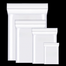 100pcs Clear Thick Heavy-Duty Zip Lock Ziplock Storage Bag Package Plastic Small Reclosable Poly Bags Thicken 3.6MIL 0.08mm