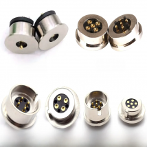 2P 4P 5PiN high current magnet suction spring pogo pin connector, male female probe DC power charging magnetic connector DIY