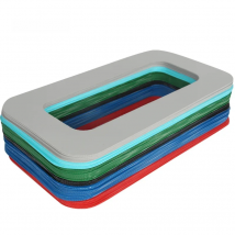 square pvc material sheet inflatable stand up paddle board surfboard fin base protection cover by glue sup accesosry DIY