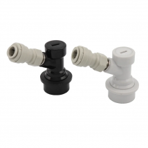 Homebrew Corny Keg Ball Lock Connector & Speedfit 5/16" 3/8" -1/4" FFL Push-Fit for Cornelius Beer Keg Quick Disconnect