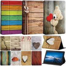 Case for Funda Tablet Lenovo Tab E10 10.1"/Tab M10 10.1"/Smart Tab M10 FHD Plus 10.3" TB-X606F M7 M8 TB-8505 Stand Tablet Cover