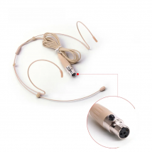 iiiMymic Professional Condenser Headset Microphone For Shure Wireless Body-Pack Transmitter with Mini 4pin XLR TA4F Connector