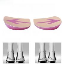 Shoes Insoles O/X Type Leg Insoles Shoe Inserts Lateral Heel Wedge Lift Silicone Pads Corrective Unisex