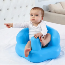 Portable Baby Learning Seat Inflatable Bath Chair PVC Sofa Shower Stool for Playing Eating Bathing Lounging
