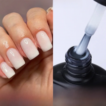 MSHARE Milky White Gel Nail Polish Varnish Soak Off Cured With Nail Lamp UV Lacquer Milk Translucent