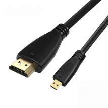 AIXXCO 1m 1.5m 2m 3m V1.4 Male to Male HDMI-Compatible to Micro HDMI-Compatible Cable 1080p 1440p for HDTV PS3 XBOX 3D