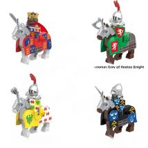 G0181 XG9008 Medieval Military Mounts War Horse Knights Soldier Building Blocks Action Figures Assemble scene Bricks Kids Toys