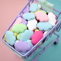 20Pcs New Cute Mixed Color Cloud Flat Back Resin Cabochons Scrapbooking DIY Jewelry Craft Decoration Accessorie A71-1
