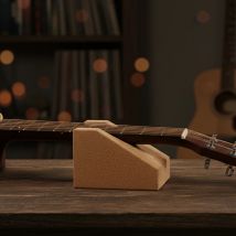 Gearlly Gitarren-Nackenstütze, Kornkorken, 2-in-1-Saiteninstrument, Gitarrenbauer-Werkzeug für Gitarre, Ukulelen, Violine, Bass