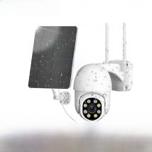 Tuya Smart Life APP 3MP WiFi Battery Solar Motion Tracking Site Patrol PIR Surveillance Security Outdoor PTZ Color Light Camera