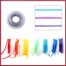 15 feet/Roll Dental Orthodontic Elastic Rubber Power Chain Ultra Powerchains Band Dentist Ligature Long Short Continuous Closed