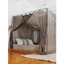 BLOCK EMF Anti Radiation Silver Mesh Fabric EMF Mosquito Net RFID Shielding Bed Canopy