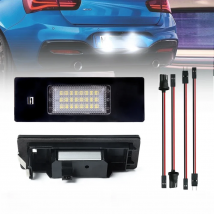2Pcs No Error LED 24SMD License Number Plate Light For BMW E81 E87 F20 F21 E63 E64 F06 F12 F13 Z4 MINI Cooper Car Light Source