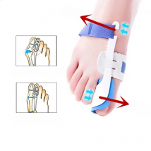 2Pcs Toe Separator Hallux Valgus Corrector  Toe Corrector  Bunions  Finger Separator Haluksy Separator For Toes Bunion Corrector