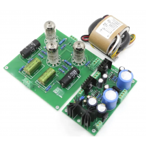 Assembeld Ground Grid gg Preamplifier + PSU Board + Transformer + Tubes
