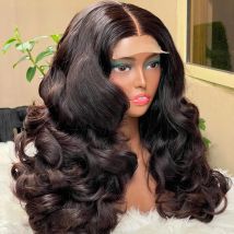 400 Density Super Double Drawn Glueless Wig Human Hair Loose Deep 13x6 HD Lace Frontal Wig 360 Full Lace Preplucked Remy Hair