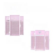 SONG LASHES  3D 4D 5D  Long Stem Premade Volume Fans 0.07 0.10 Thickness Premade Fans For Eyelash Extension