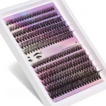 280 Bundles 30D/40D Mink Eyelashes 0.07mm Thin Eyelash Extension 3D Russia Volume Individual Eyelash Cluster Makeup Black Lashes