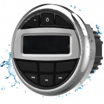 Waterproof Marine Stereo Bluetooth Radio Motorcycle Audio Boat Car MP3 Player Auto Sound System FM AM Receiver For SPA UTV ATV