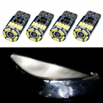 4x Xenon White LED Side Light Parking Lamp Front Eyebrow Light Bulbs Car Accessories Clearance Bulbs For Benz W204 C300 C350 C63