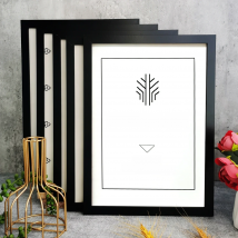 5Pcs Wooden Photo Frames For Picture Wall 10X15 15X20 20X25 A4 Pictures Frame Stand For Pictures Certificate Commemorative Gift