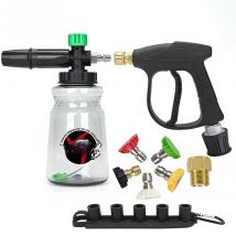 Pressure Washer Water Gun Kit for Car Cleaning Hose Connector For Karcher Nilfisk Parkside Bosch Quick Connector Nozzles