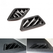 LHD For BMW 5 Series F10 F11 F07 2011-2017 ABS Carbon Texture Side Air Conditioner Air Outlet Vent Cover Inner Accessories Trim