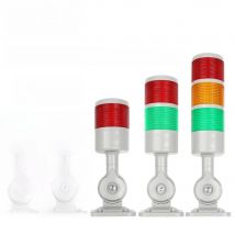 Rotatable 180 Stack light LED Alarm warning light industrial for CNC machine DC 12V 24V AC 110V 220V Steady flashing light