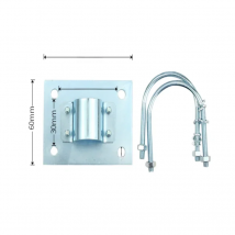 Bracket for Fiberglass Antenna Mounts