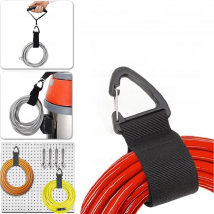 Cord Organizer Holder with Triangle Buckle Wire Manager Power Cord Management Nylon Heavy Cord Storage Straps for Cables Hoses